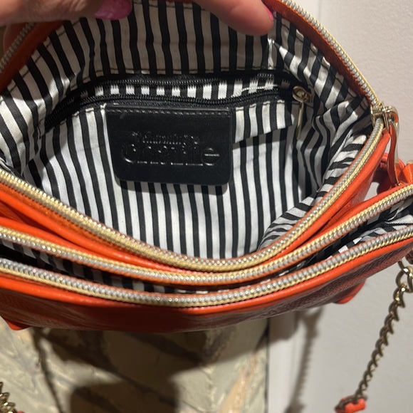 Leather Orange Clutch Purse - Picture 7 of 7